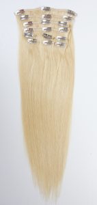 clip in hair extensions medium blonde