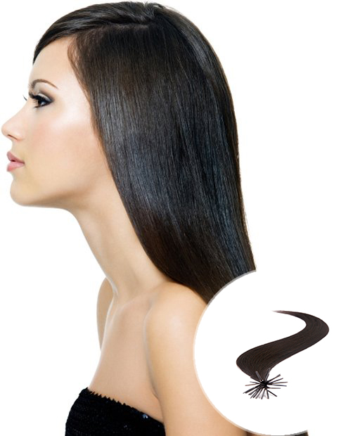 stick tip pre bonded hair extensions natural black