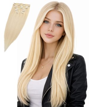 clip hair #24 light blonde