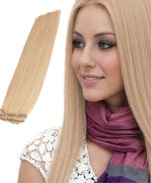 Human Hair Weaves - #27 Strawberry Blonde