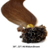 Nail Tip Silky Straight - #06 Medium Brown - Image 2