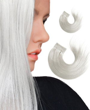 Hair100 Hair weft - SG (Silver Grey)
