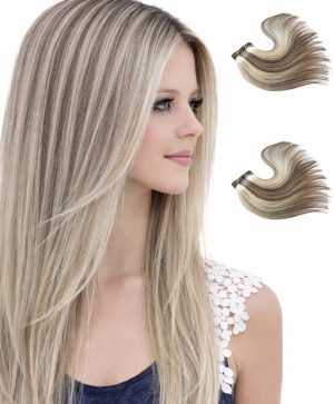 Human Hair Weaves --- #9/613 Ash Brown/Bleach Blonde
