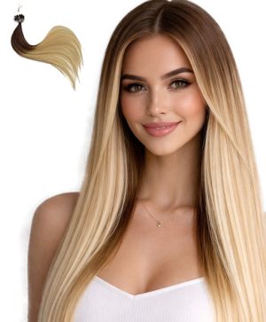 #Ombre 6 to 20 medium brown to asg blonde