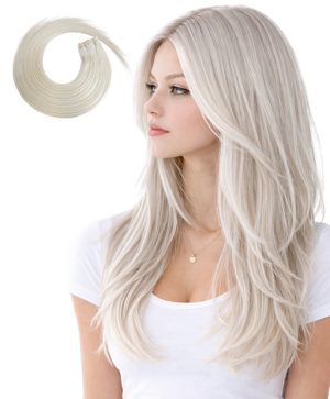Human Hair Weaves - #90 Ice Blonde