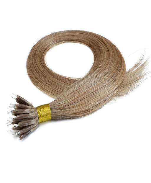 nano hair extension #8 light brown