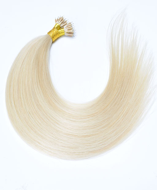 nano hair extension #60 platium blonde