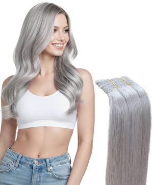 Human Hair Weaves - #Grey