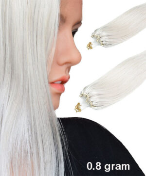 Micro Loop Ring Hair # SG Silver Grey