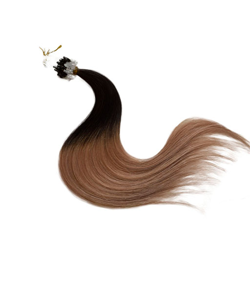 micro loop hair extension ombre colour