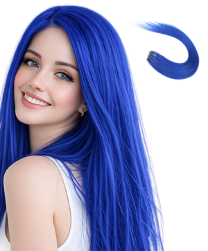 Micro Loop Ring Hair #Blue